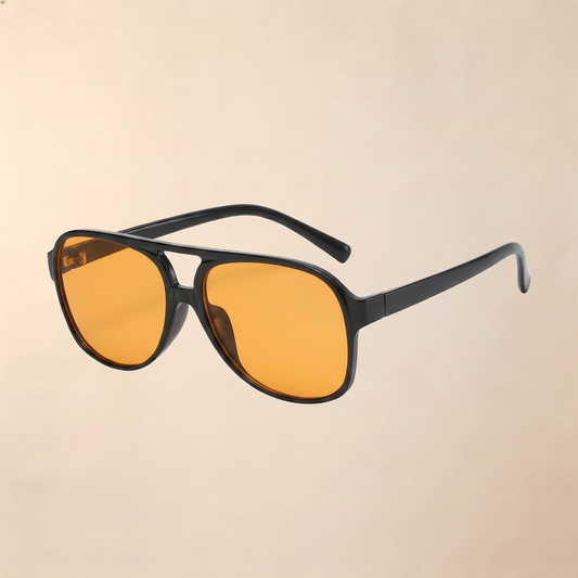 Pomarańczowe okulary przeciwsłoneczne UV400